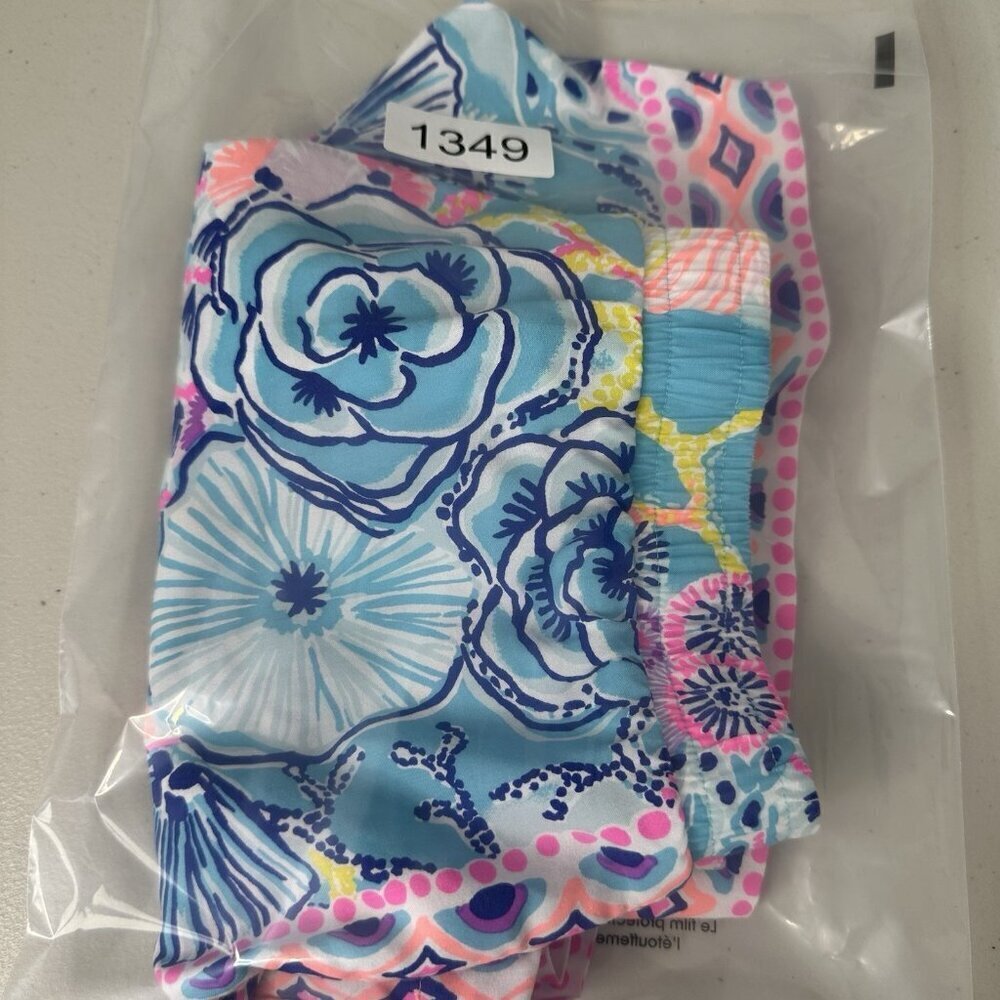Lilly Pulitzer Katia Shorts Once‎ Upon A Tide Size S Elastic Drawstring Waist - Picture 6 of 10